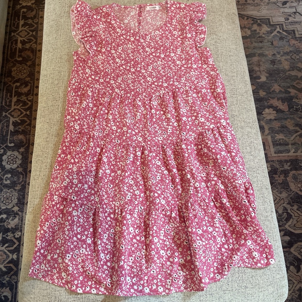 Pink size small cottagecore Style Mini Dress